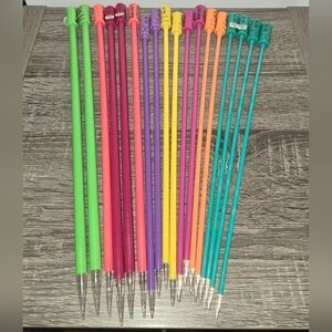 The Knit Lite Lot Of 18 Needle Sets Size 6-15  New & Used SEE DESCRIPTION. Yo